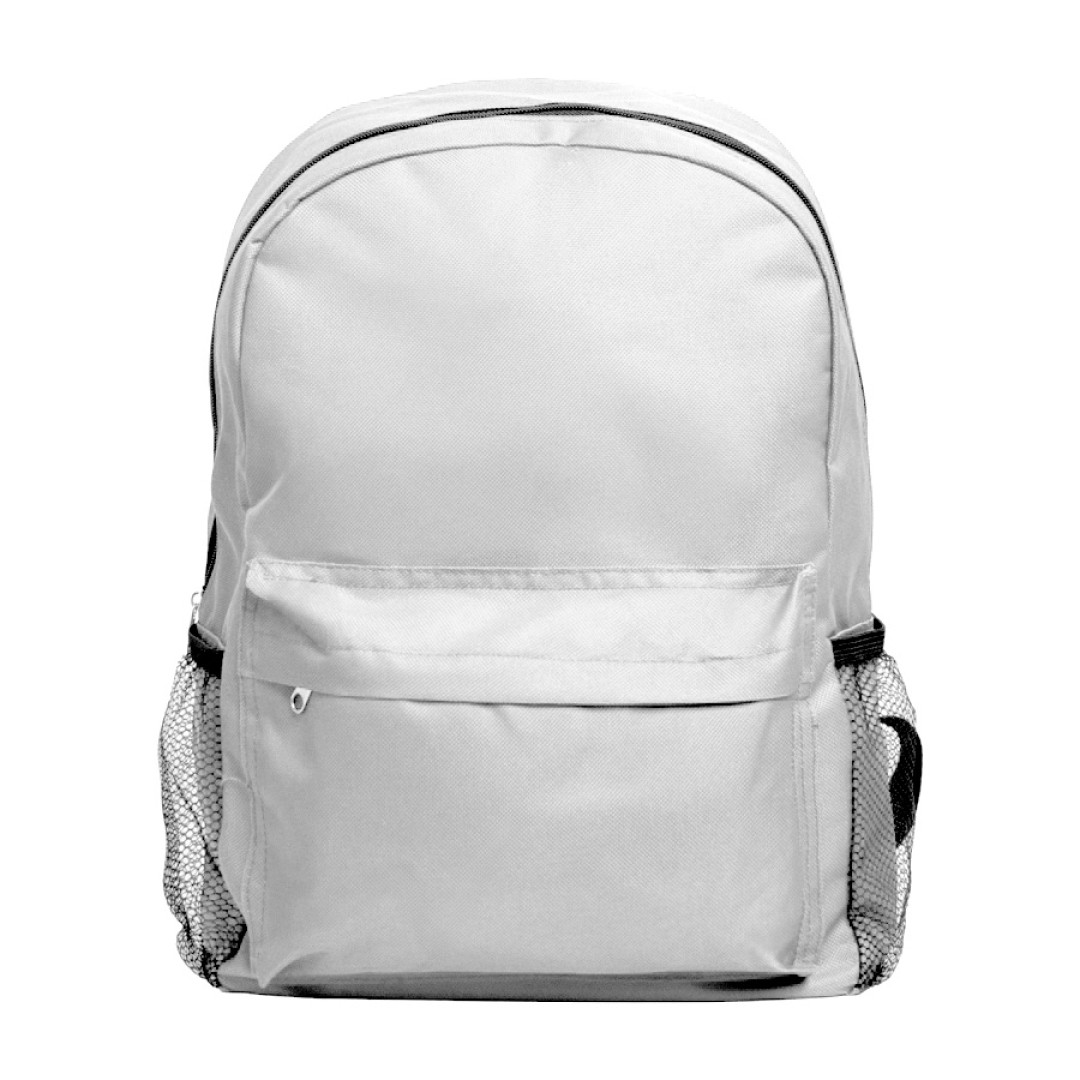 Рюкзак водостойкий "DISCO", белый, 41 x 30 x11 см, 100% полиэстер 600D