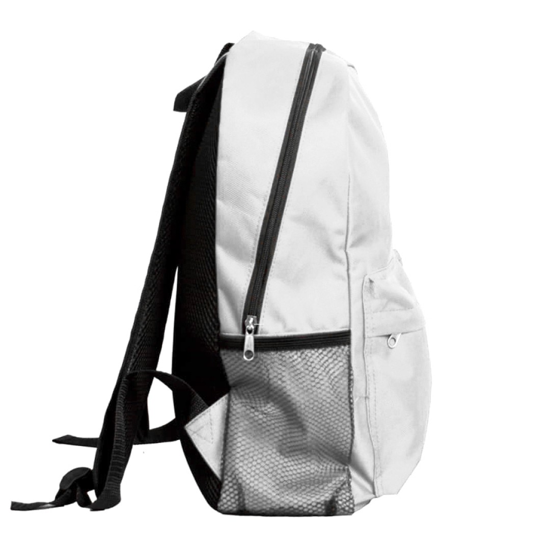 Рюкзак водостойкий "DISCO", белый, 41 x 30 x11 см, 100% полиэстер 600D