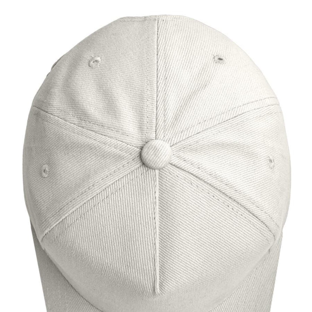 Бейсболка "Boston", 5 клиньев, металлическая застежка, белый, 100% хлопок,плотность 350 г/м2