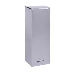 Термокружка дорожная вакуумная  DISCOVER, 450 мл, синий,  пластик, металл