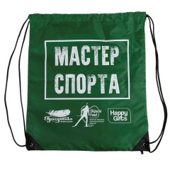 Рюкзак "Promo", зеленый, 33х38,5х1см, полиэстер, шелкография