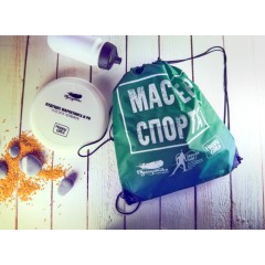 Рюкзак "Promo", зеленый, 33х38,5х1см, полиэстер, шелкография