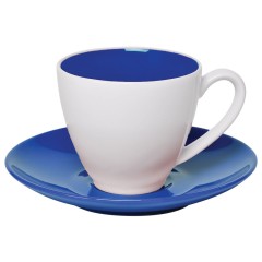 Чайная пара "Galena" в подарочной упаковке, синий, 200мл, фарфор