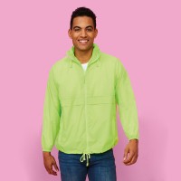 Ветровка мужская SURF, белый, S, 100% нейлон, 210Т