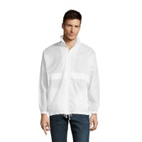 Ветровка мужская SURF, белый, S, 100% нейлон, 210Т
