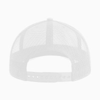 Бейсболка BRYCE, 6 клиньев, сетка,  100 % переработанный полиэстер, застежка, белый