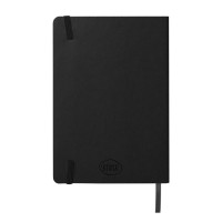 Ежедневник недатированный Shady, А5,  черный, кремовый блок в линейку, черный обрез