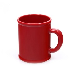 Кружка  "Радуга", красная, D=7,9см, H=9,6см, 300мл, пластик