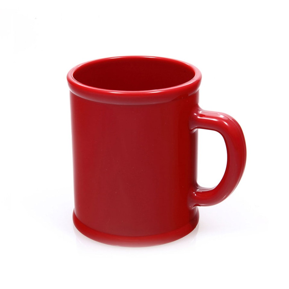 Кружка  "Радуга", красная, D=7,9см, H=9,6см, 300мл, пластик