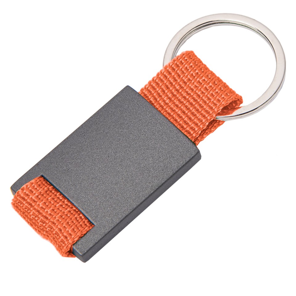 Брелок DARK JET, 2,8 x 6,2 x 0,6 см, оранжевый, металл