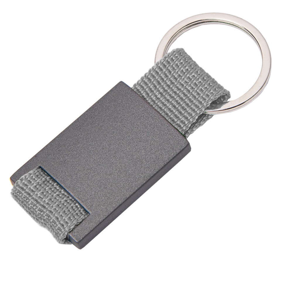 Брелок DARK JET, 2,8 x 6,2 x 0,6 см, серый, металл