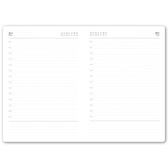 Ежедневник недатированный Anderson, А5, темно-коричневый, белый блок