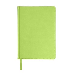 Ежедневник недатированный Bliss, А5,  зеленое яблоко, белый блок, без обреза