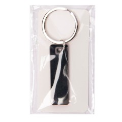 Брелок TONER STICK, 5,28 x 1,6 x 0,42 см, серый, металл/пластик