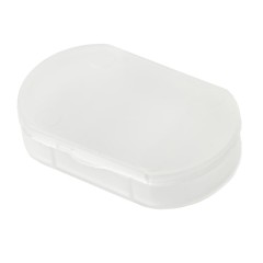 Витаминница TRIZONE, 3 отсека, 6 x 1.3 x 3.9 см, пластик, прозрачная