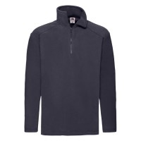 Толстовка "Half Zip Fleece", глубокий темно-синий_S, 100% п/э, 250 г/м2