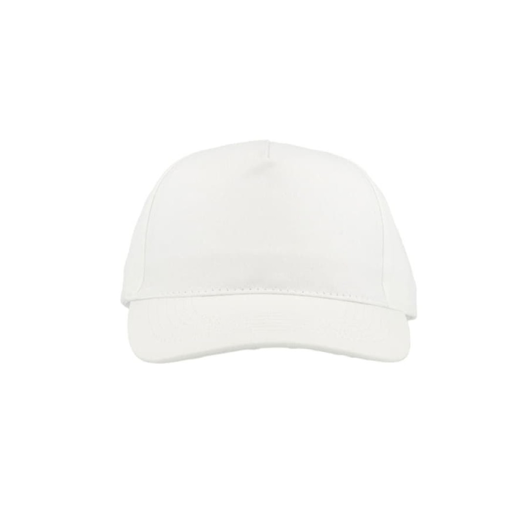 Бейсболка детская "KID START FIVE", 5 клиньев, застежка на липучке, белый, 100% хлопок, 160 г/м2