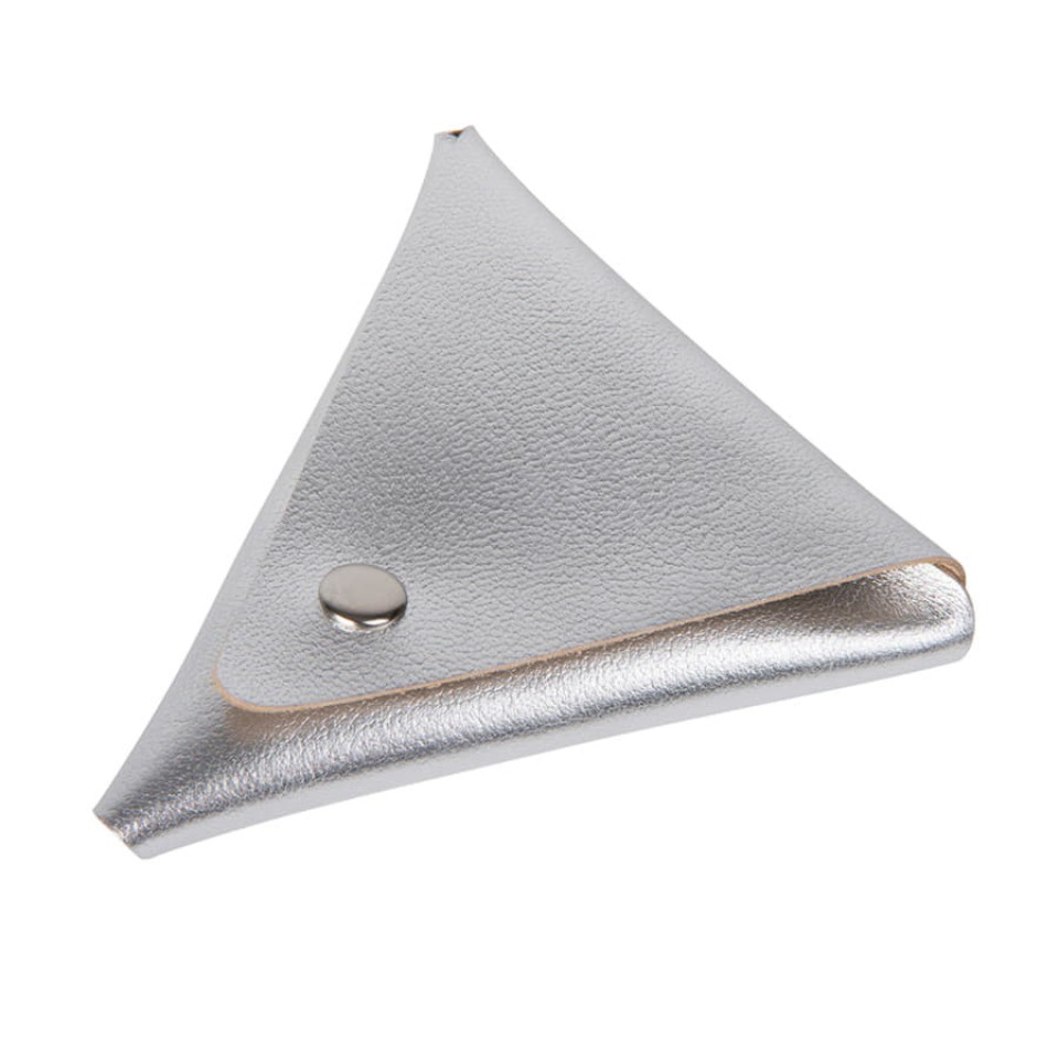 Чехол для наушников, "LOFT SILVER", серебро кожа натуральная 100%