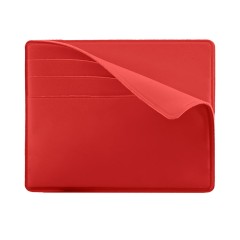 Чехол Simply для 6 карт с отделением для денег, красный, PU