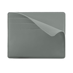 Чехол Simply для 6 карт с отделением для денег, серый, PU