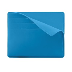 Чехол Simply для 6 карт с отделением для денег, голубой, PU