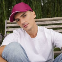 Бейсболка ESTORIL-S, 6 клиньев, застёжка на липучке, белый, 100% переработанный полиэстер, 170 г/м2