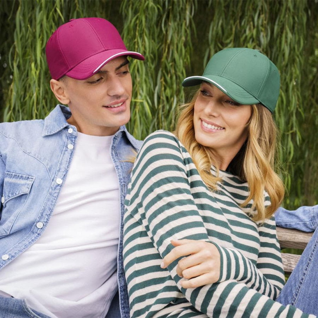 Бейсболка ESTORIL-S, 6 клиньев, застёжка на липучке, белый, 100% переработанный полиэстер, 170 г/м2