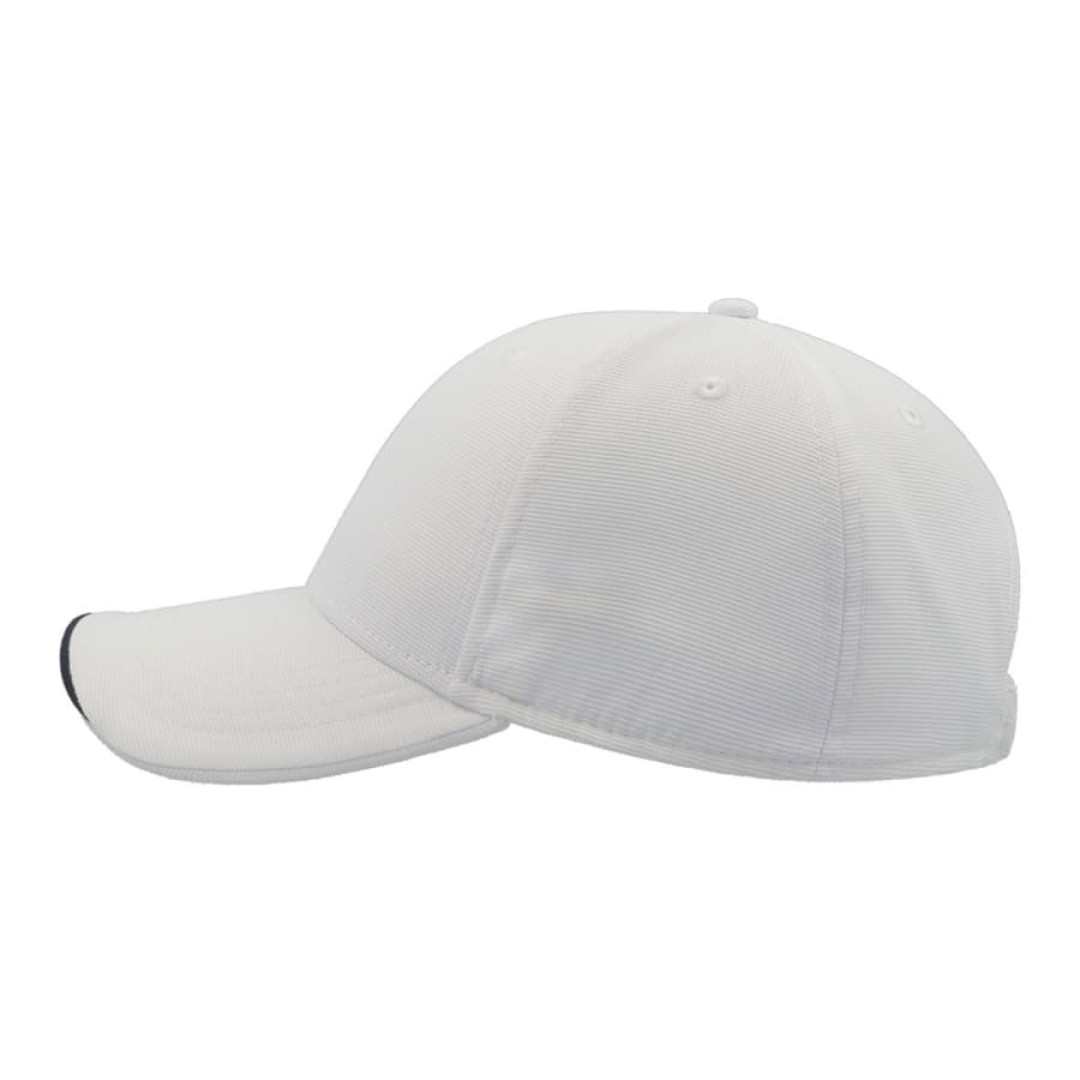 Бейсболка ESTORIL-S, 6 клиньев, застёжка на липучке, белый, 100% переработанный полиэстер, 170 г/м2
