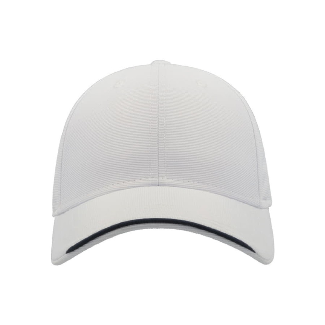 Бейсболка ESTORIL-S, 6 клиньев, застёжка на липучке, белый, 100% переработанный полиэстер, 170 г/м2