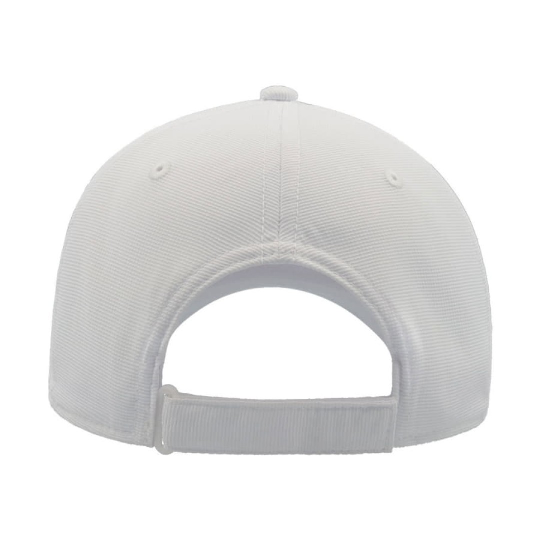 Бейсболка ESTORIL-S, 6 клиньев, застёжка на липучке, белый, 100% переработанный полиэстер, 170 г/м2