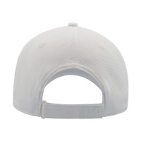 Бейсболка ESTORIL-S, 6 клиньев, застёжка на липучке, белый, 100% переработанный полиэстер, 170 г/м2