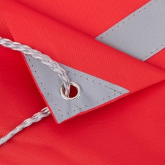 Рюкзак мешок со светоотражающей полосой RAY, красный, 35*41 см, полиэстер 210D
