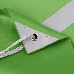 Рюкзак мешок со светоотражающей полосой RAY, зелёный, 35*41 см, полиэстер 210D