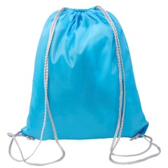 Рюкзак мешок со светоотражающей полосой RAY, голубой, 35*41 см, полиэстер 210D