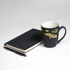 Набор подарочный ARISTOCRATIC: ежедневник, ручка, кружка, черный/золото