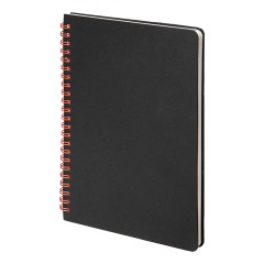 Набор подарочный FLAME: блокнот, ручка, кружка, черный/красный