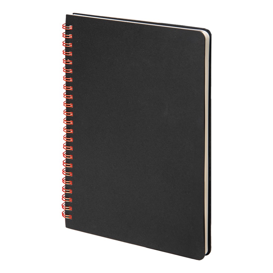 Набор подарочный FLAME: блокнот, ручка, кружка, черный/красный