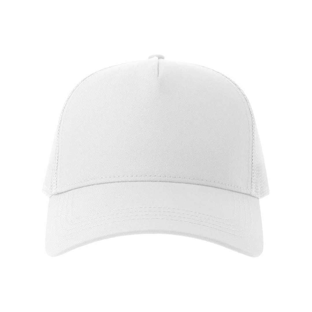 Бейсболка RAPPER COTTON-S, п. заст, 5 клин, белый, 100% хлопок/100% полиэстер, 280 г/м2