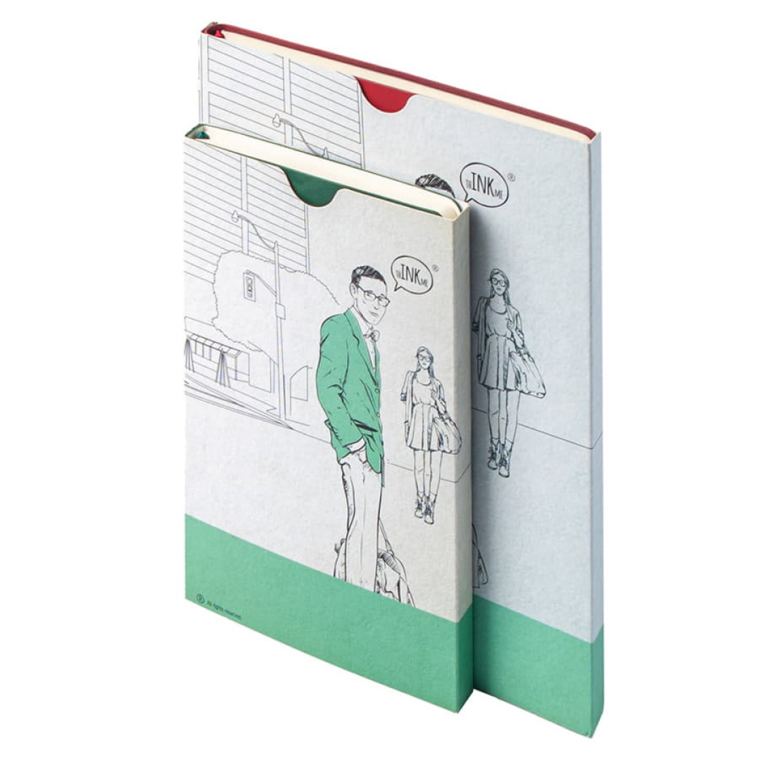 Бизнес-блокнот "Biggy", B5 формат, фиолетовый, серый форзац, мягкая обложка, в клетку