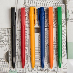 KIKI MT, ручка шариковая, красный, пластик