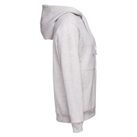 Толстовка мужская с капюшоном на молнии AMSTERDAM, серый меланж, 2XL, 50% хлопок, 50% п/э, 320 г/м2