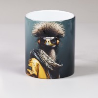 Кружка для сублимации, 330 мл, d=82 мм, премиум, белая