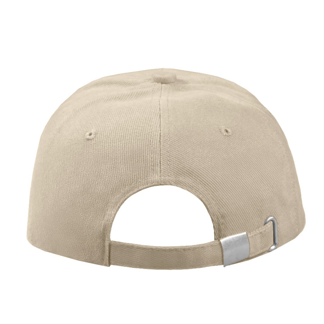 Бейсболка "Cover Sandwich", 5 клиньев, металлическая застежка, беж. + т.синий, 100% хлопок, 370 г/м2