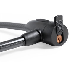 Велозамок с ключом TRIYO, ПВХ, металл, красный