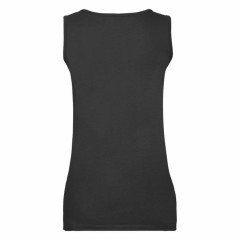 Майка женская "Lady-Fit Valueweight Vest", черный_L, 100% х/б, 165 г/м2