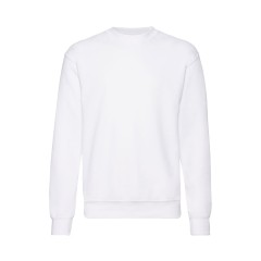 Толстовка мужская с начесом "Classic Set-In Sweat", белый_L, 80% х/б, 20% п/э, 260 г/м2