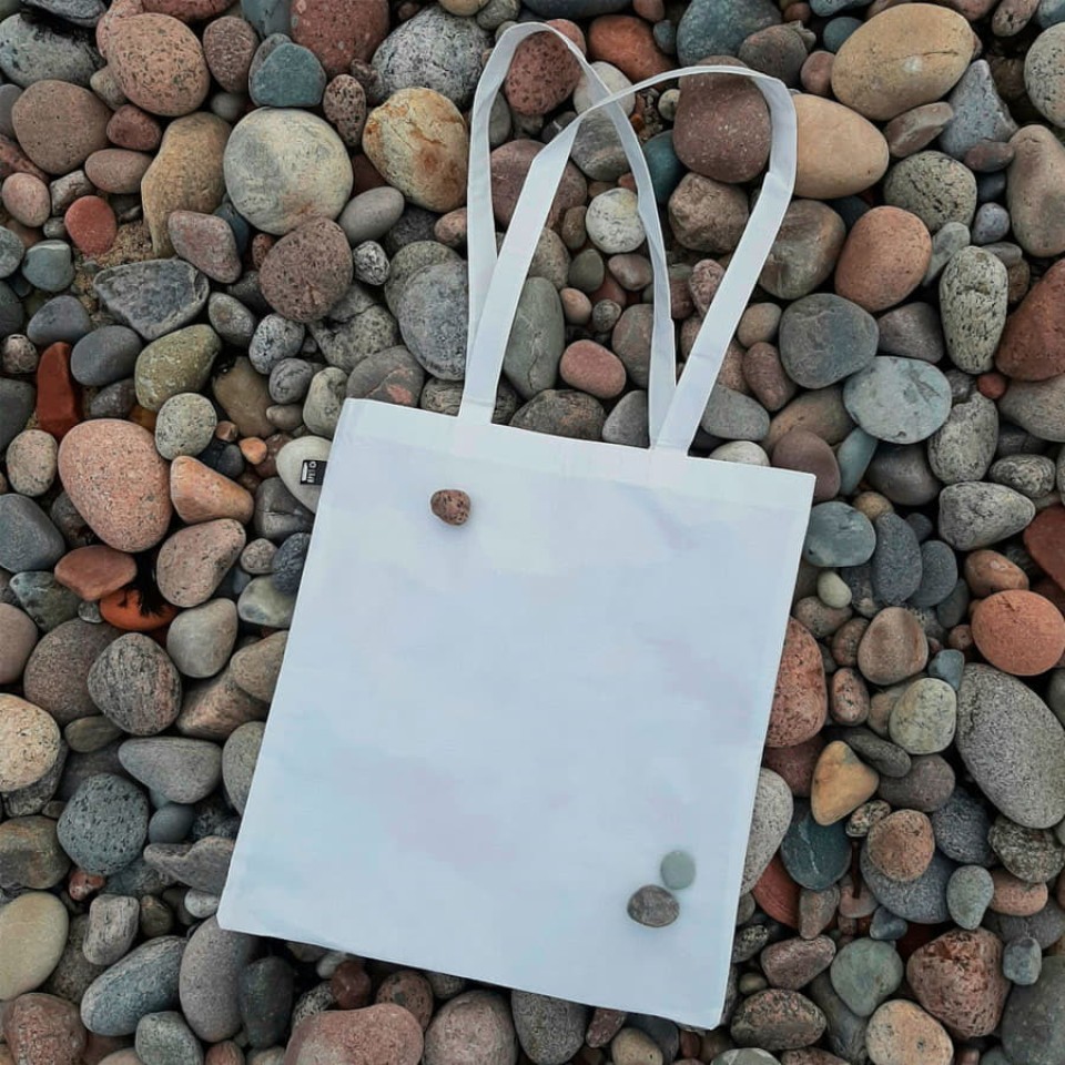 Сумка для покупок "Frilend", синяя, 41x37 см, 100% полиэстер RPET