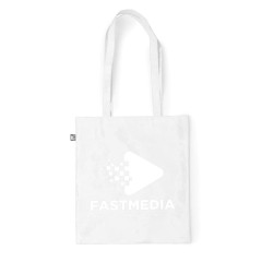 Сумка для покупок "Frilend", белая, 41x37 см, 100% полиэстер RPET