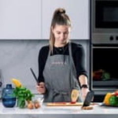 Фартук GRAKET, 65х90см, черный_100% переработанный хлопок