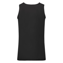 Майка мужская "Athletic Vest", черный_L, 100% х/б, 160 г/м2